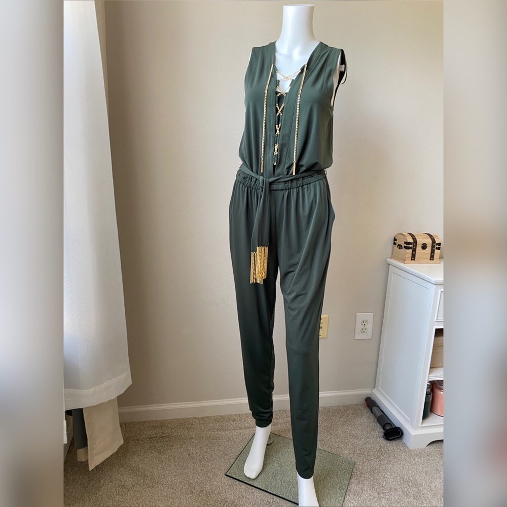 Micheal Kors Olive Green Jumpsuit size Small